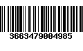 Código de Barras 3663479004985