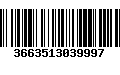 Código de Barras 3663513039997