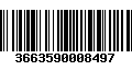 Código de Barras 3663590008497