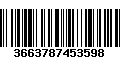 Código de Barras 3663787453598