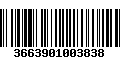 Código de Barras 3663901003838