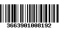 Código de Barras 3663901008192