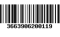 Código de Barras 3663906200119