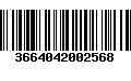 Código de Barras 3664042002568