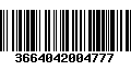 Código de Barras 3664042004777