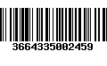 Código de Barras 3664335002459