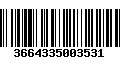 Código de Barras 3664335003531