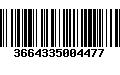 Código de Barras 3664335004477