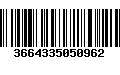 Código de Barras 3664335050962