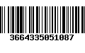 Código de Barras 3664335051087