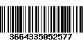 Código de Barras 3664335052577