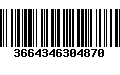 Código de Barras 3664346304870