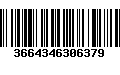 Código de Barras 3664346306379