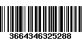 Código de Barras 3664346325288