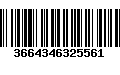 Código de Barras 3664346325561