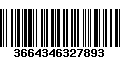 Código de Barras 3664346327893