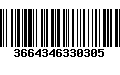 Código de Barras 3664346330305