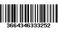 Código de Barras 3664346333252