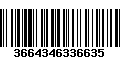 Código de Barras 3664346336635