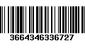 Código de Barras 3664346336727