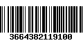 Código de Barras 3664382119100