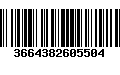 Código de Barras 3664382605504