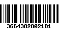 Código de Barras 3664382802101