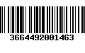 Código de Barras 3664492001463