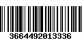 Código de Barras 3664492013336