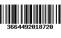 Código de Barras 3664492018720