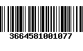 Código de Barras 3664581001077