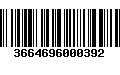 Código de Barras 3664696000392