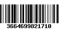 Código de Barras 3664699821710