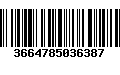 Código de Barras 3664785036387