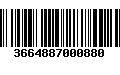 Código de Barras 3664887000880