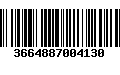 Código de Barras 3664887004130