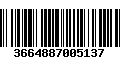 Código de Barras 3664887005137