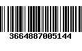 Código de Barras 3664887005144