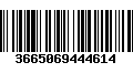 Código de Barras 3665069444614