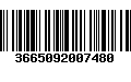 Código de Barras 3665092007480