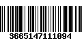 Código de Barras 3665147111094