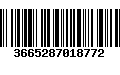 Código de Barras 3665287018772