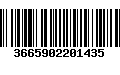 Código de Barras 3665902201435