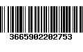 Código de Barras 3665902202753