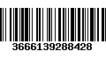 Código de Barras 3666139288428