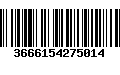 Código de Barras 3666154275014