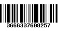 Código de Barras 3666337608257