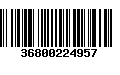 Código de Barras 36800224957