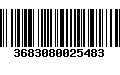 Código de Barras 3683080025483