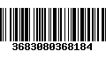 Código de Barras 3683080368184